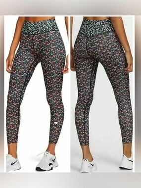 Nike  One DriFit Floral Leggings Sz Large